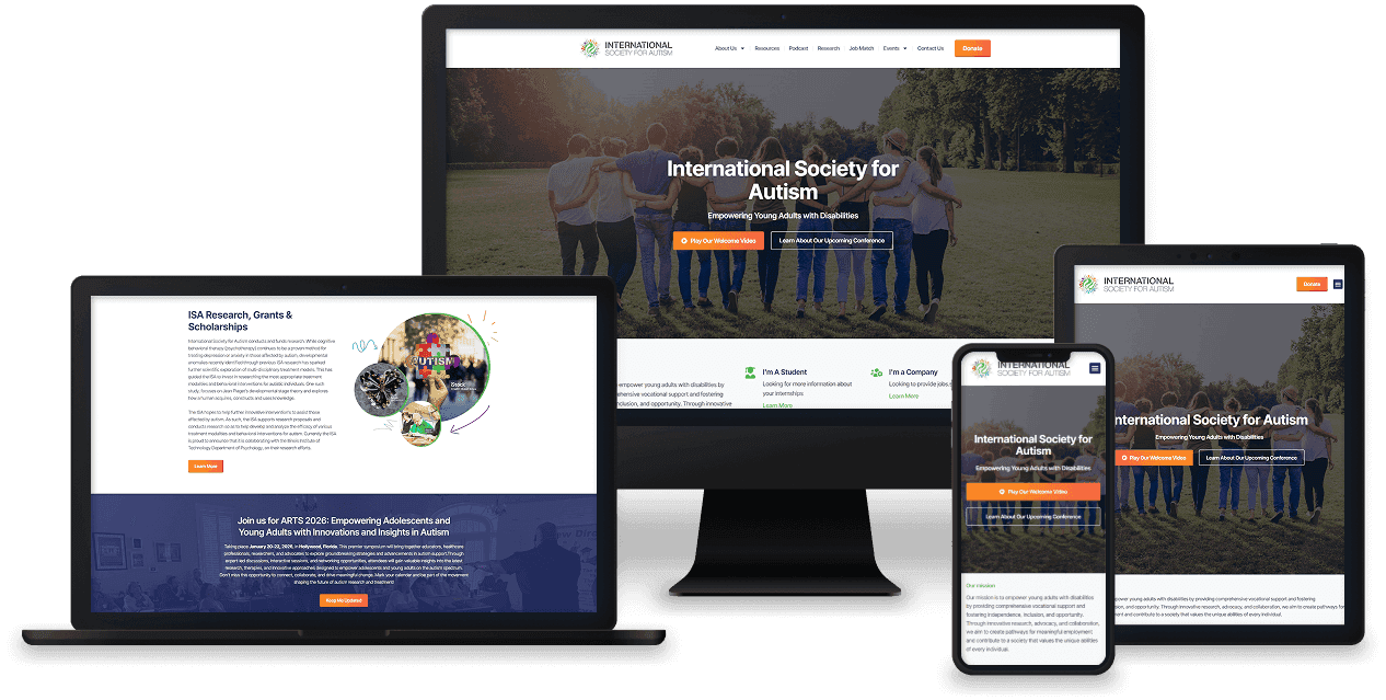 Intl. Society of Autism — Nonprofit · Website